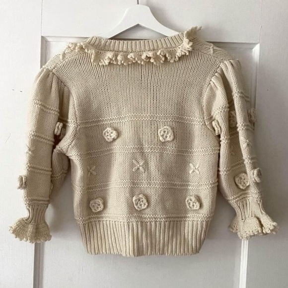 Beautiful Zara cropped cardigan with ruffle details xs - Picture 2 of 5